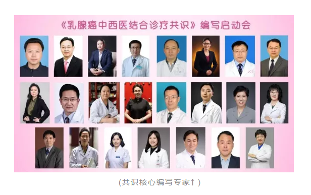 由凤鸣教授作为核心编写专家参与编写《乳腺癌中西医结合诊疗共识》